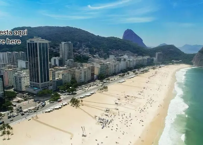 Apartamento copacabana beach - Apartamento confortável posto 2 vista mar Rio de Janeiro